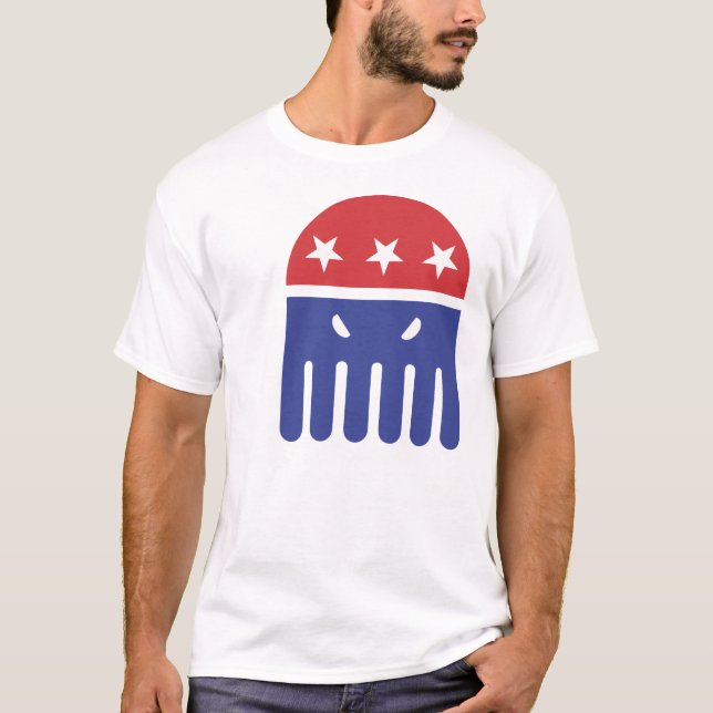 T-shirt Cthulhu pour le Président Icon (Devant)