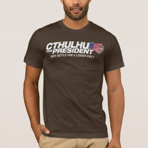 T-shirt cthulhu pour le président - pourquoi banc à