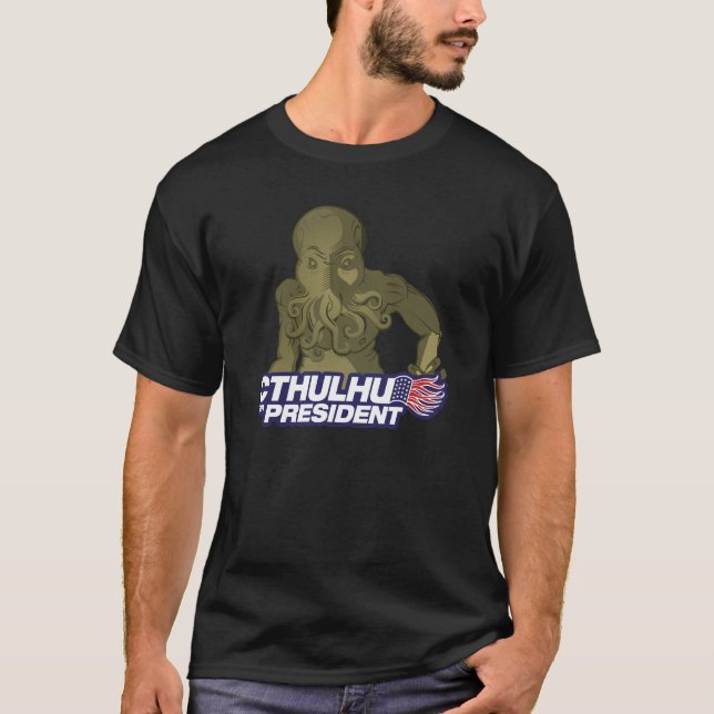 T-shirt cthulhu_president_shirt (Devant)