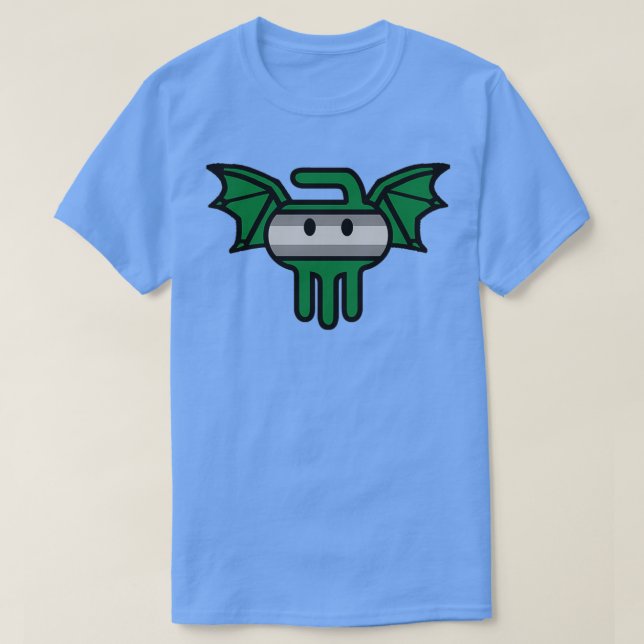 T-shirt Cthulhu Rockers Curling (Design devant)
