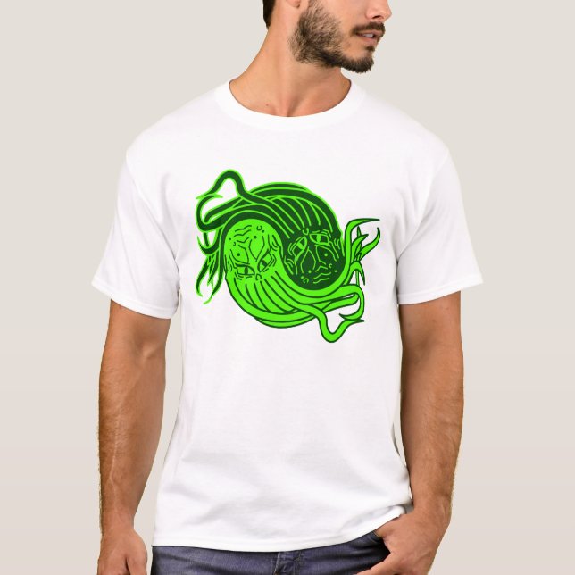 T-shirt Cthulhu Yin-Yang (Devant)