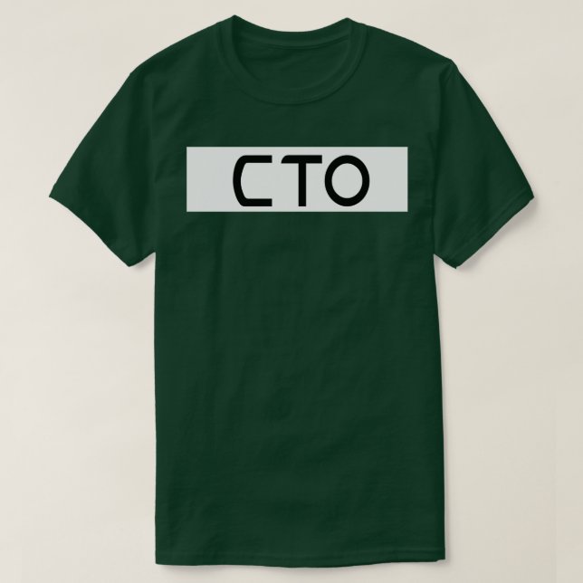 T-SHIRT CTO NOIR T (Design devant)