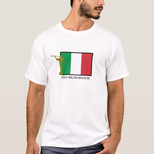 T-SHIRT CTR DE LA MISSION LDS DE L'ITALIE MILAN (Devant)