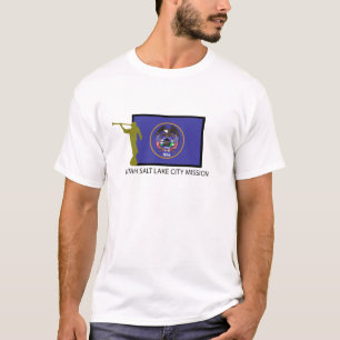 T-SHIRT CTR DE LA MISSION LDS DE L'UTAH SALT LAKE CITY