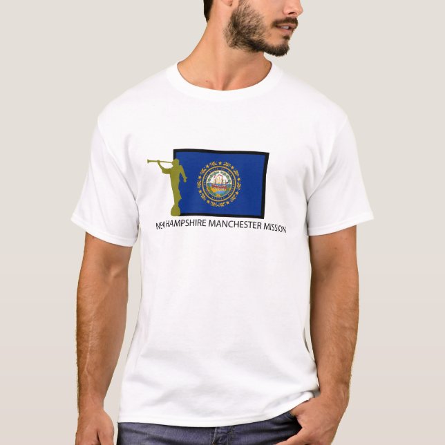 T-SHIRT CTR DE LA MISSION LDS DU NEW HAMPSHIRE MANCHESTER (Devant)