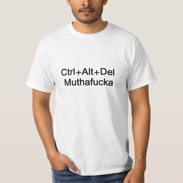 T-shirt CtrlAltDel (Devant)