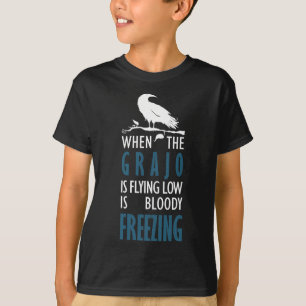 T-shirt Cuando el grajo vuela bajo