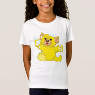 T-Shirt CUB pelucheux jaune