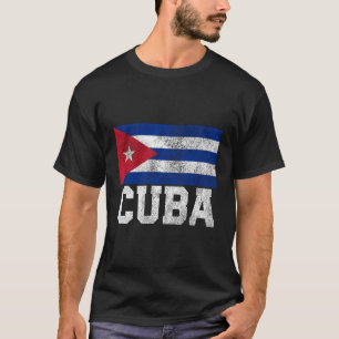 T-shirt Cuba Drapeau National Fierté Racines Pays Famille