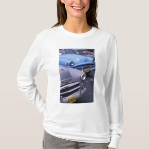 T-shirt Cuba, La Havane. Voitures classiques des années 19