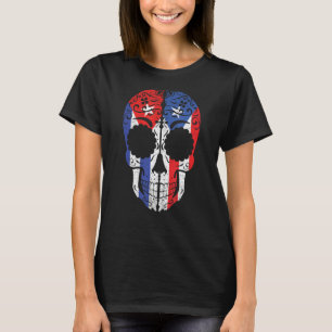 T-shirt Cubain Puerto Rican Sugar Crâne Cuba Porto Rico Fl