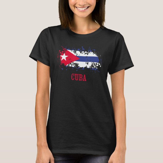 T-shirt Cuban enthusiasts for Cuba and Cuba (Devant)
