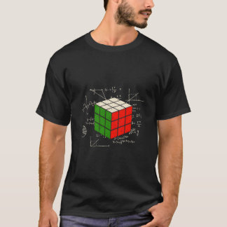 T-shirt Cube de puzzle compétitif Math Speed Cubing Jouet 