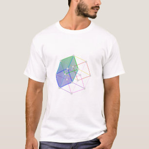 T-shirt Cube hyper 2 -- la science fraîche dans 4D !