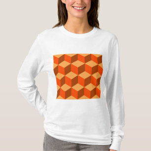 T-shirt Cubes orange