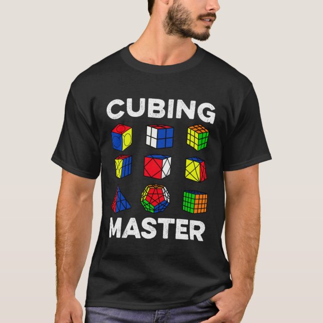 T-shirt Cubing Master Speedcubing Speedsolving Cuber (Devant)