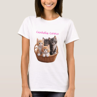 T-shirt Cuddle Crew Kitten