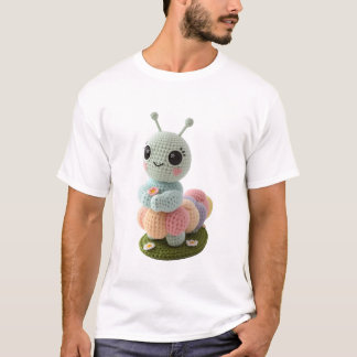 T-shirt Cuddly Caterpillar A Whimsical Crochet Friend T-Sh
