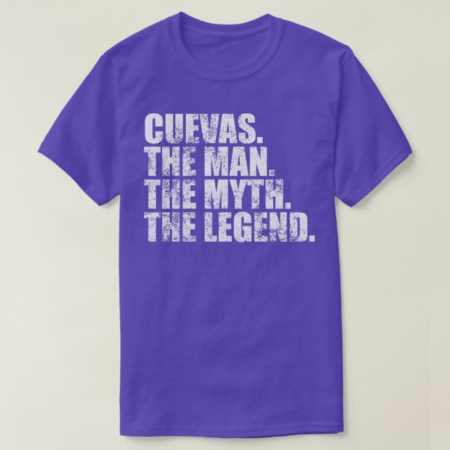 T-shirt CuevasCuevas Nom de famille Cuevas Nom de famille  (Design devant)
