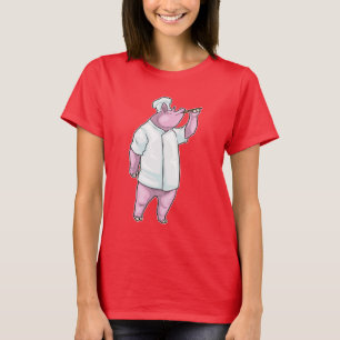 T-shirt Cuillère de Cuisine Chef porc Cuisine