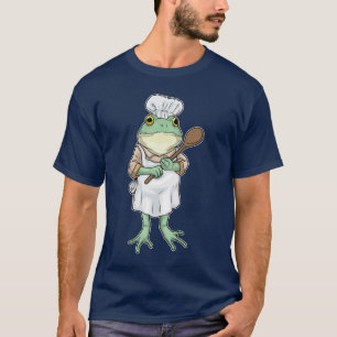 T-shirt Cuillère de cuisine Cuisinier de grenouille Cuisin