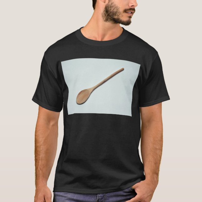 T-shirt Cuillère en bois pour le travail de cuisine (Devant)