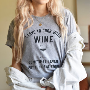 T-shirt Cuire avec du vin