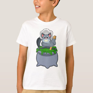 T-shirt Cuire le chat avec la potion magique