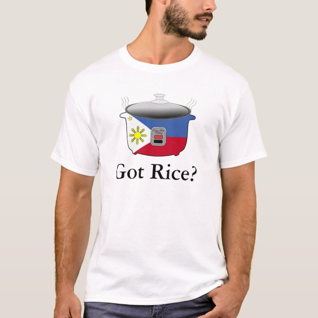 T-shirt Cuiseur de riz de Pinoy (Devant)