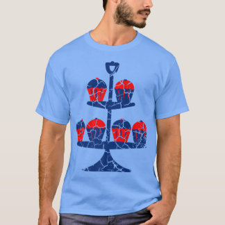 T-shirt cuisine alimentaire aliments cupcakes en détresse 