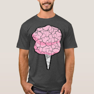 T-shirt Cuisine alimentaire Foodie Coton bonbon désossé