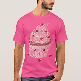 T-shirt Cuisine alimentaire Foodie Cupcake déçu