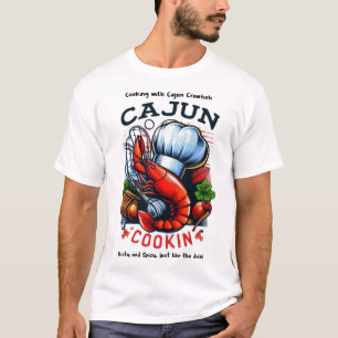 T-shirt Cuisine cajun, féerique et épicé