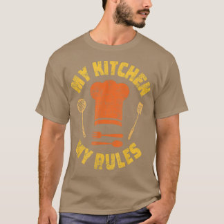 T-shirt Cuisine Cuisine Cuisine Chef Ma Cuisine Mes Règles