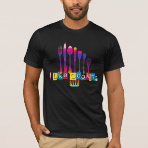 T-shirt Cuisine Cuisine Rétro (J'Aime La Cuisine)