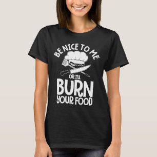 T-shirt Cuisine Cuisinière Pour Chef Culinaire Hommes Femm