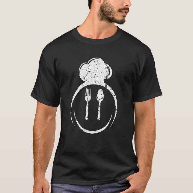 T-shirt Cuisine culinaire Sous Chef Chef Casquette Cuisine (Devant)