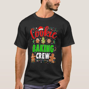 T-shirt Cuisine de biscuits Crew Noël pain d'épices Père N
