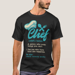 T-shirt Cuisine de définition du chef rétro Guru Chef Cook