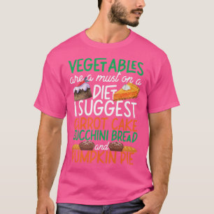 T-shirt Cuisine de gâteau à tarte Légumes végétarien Végét