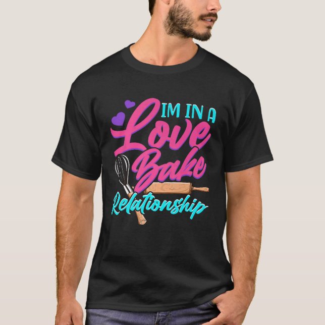 T-shirt Cuisine de gâteau Amour Cuisine de gâteau Bakers P (Devant)