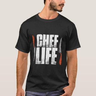 T-shirt Cuisine De Vie Du Chef Boucher Cuisine D'Art Culin