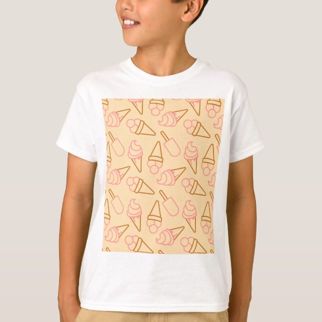 T-shirt Cuisine estivale avec contours de glace (Devant)