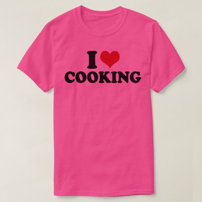 T-shirt Cuisine I Love Cuisine (Design devant)