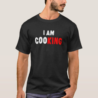 T-shirt Cuisine King Fun Chef Cuisine Pun De Repas Pour Ho