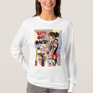 T-shirt Cuisine rétro Pop Art Tattoo Lady Cuisine