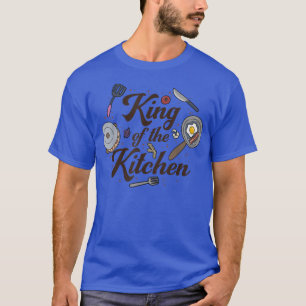 T-shirt Cuisine, Roi De La Cuisine, Hommes, Drôle, Culinai