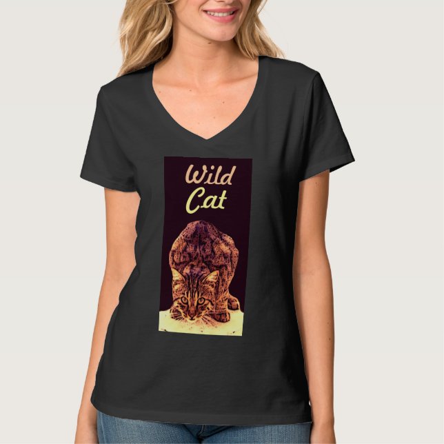 T-SHIRT CUISINE WILD CAT (Devant)