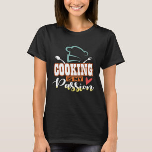 T-shirt Cuisiner jeune Cuisine Chef Aimer Baking Idea Girl