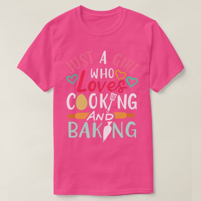 T-shirt Cuisinier à cuisine Cook (Design devant)